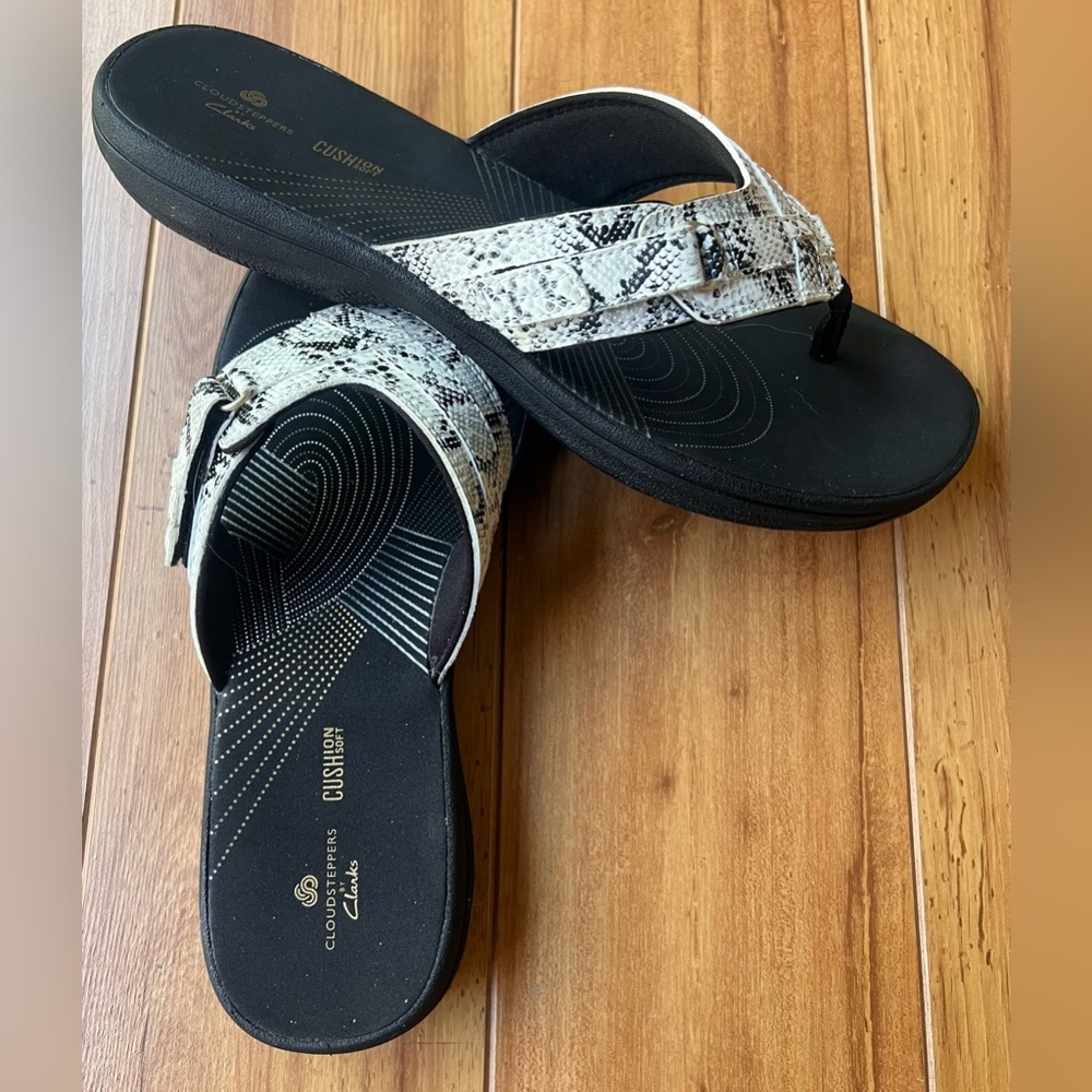 Clarks Python Sandals New In Box - Picture 3 of 6